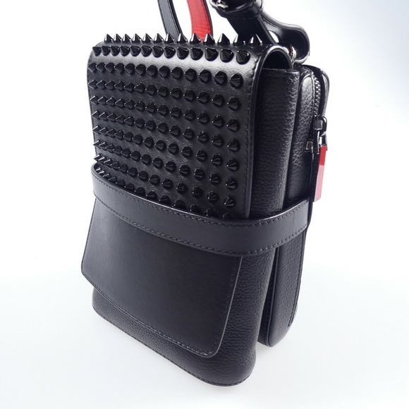 Christian Louboutin Leather Bag BENECH Calfskin REPORTER Shoulder - Picture 2 of 16